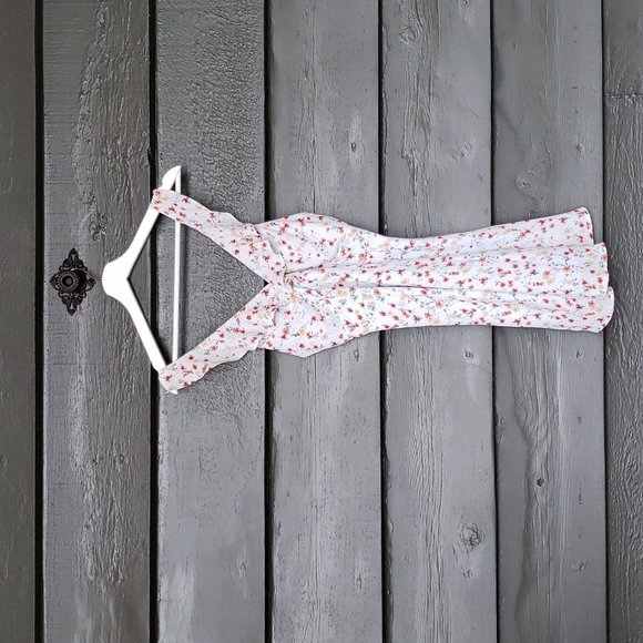 LULU'S By the Bouq Light Blue Floral Print Skater Dress sz XS Womens Fit & Flare - Picture 6 of 12